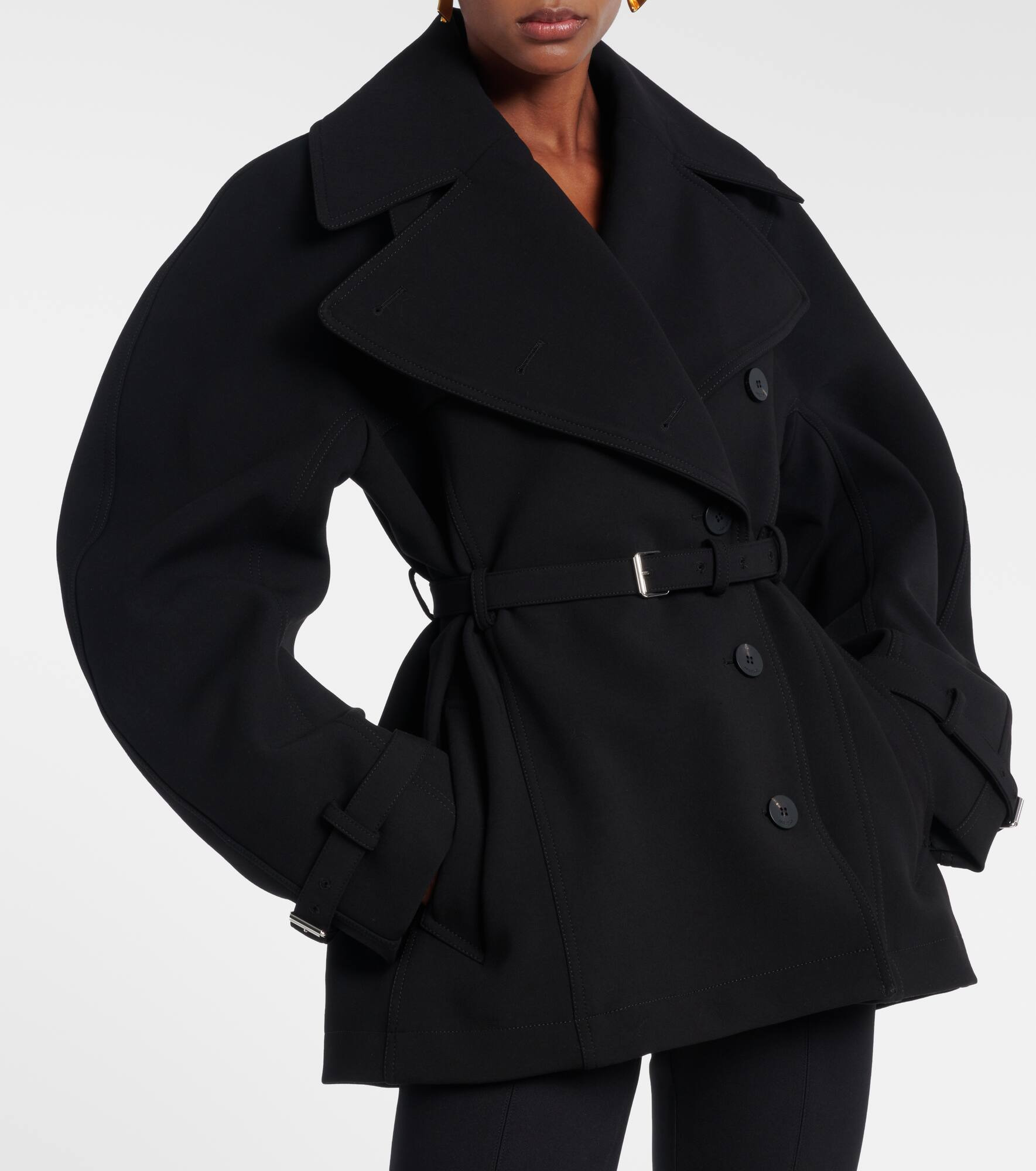 Belted trench coat - 6