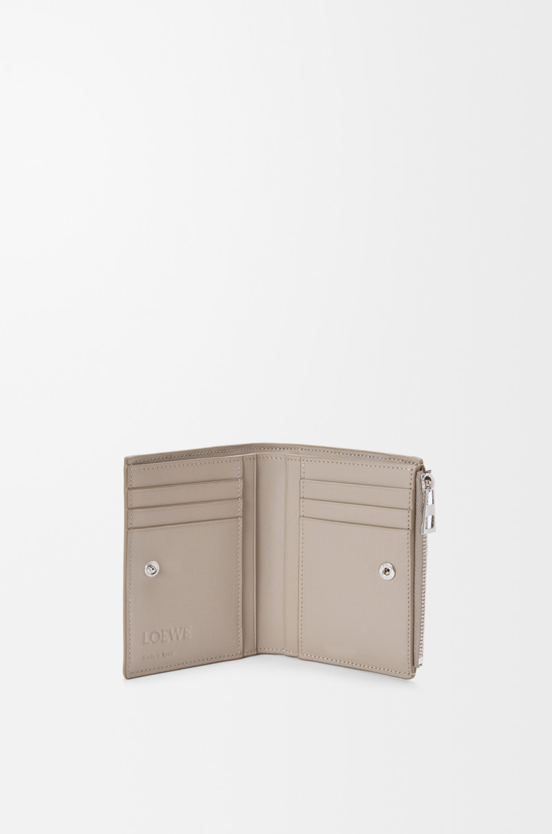 Loewe Slim compact wallet in soft grained calfskin outlook