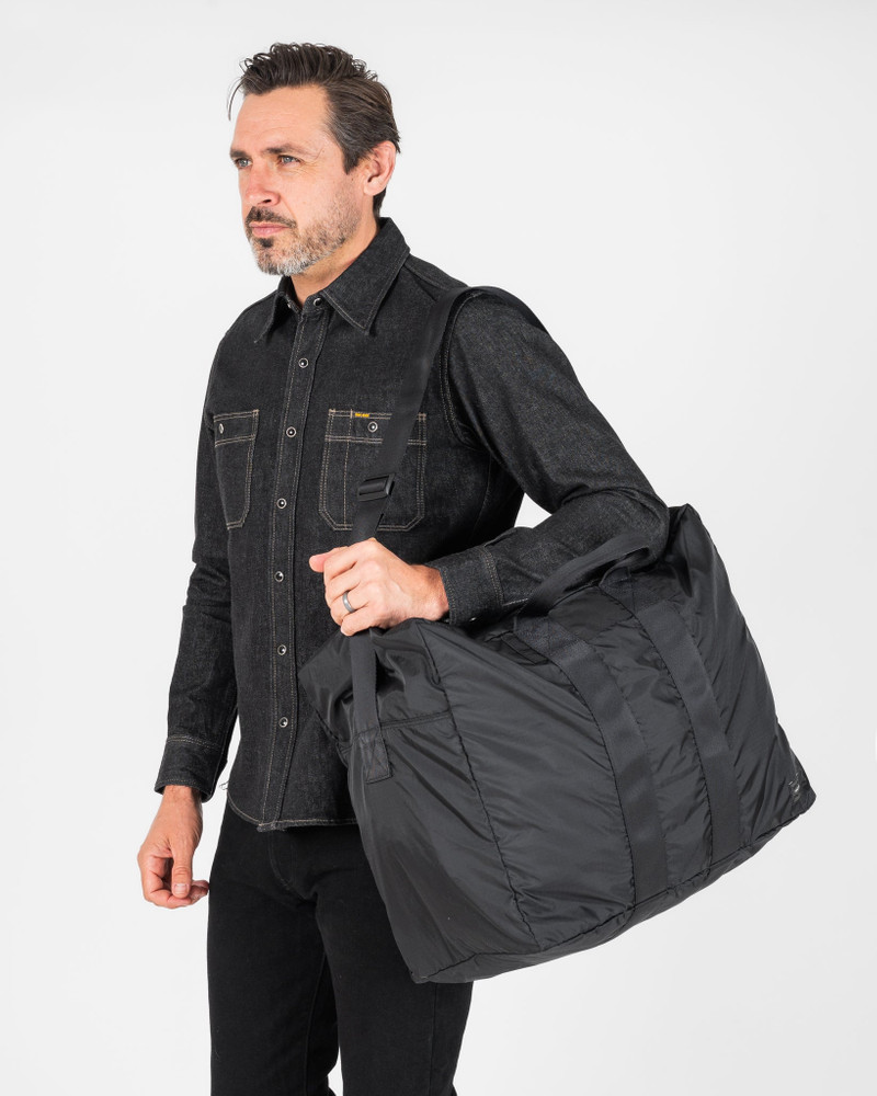 Iron Heart POR-FLEX-DUFF-BLK Porter - Yoshida & Co. - Flex 2Way Duffle Bag - Black outlook