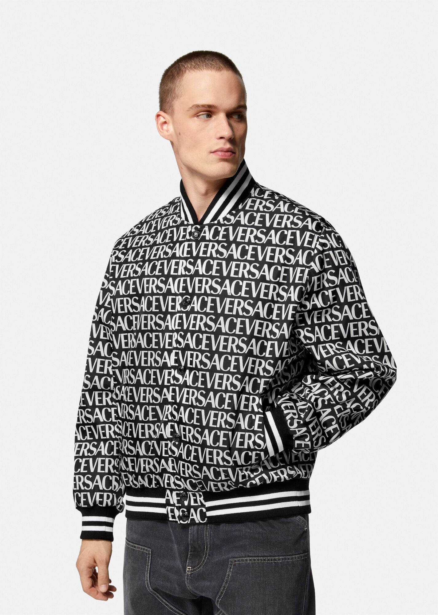 Versace Allover Bomber Jacket - 3