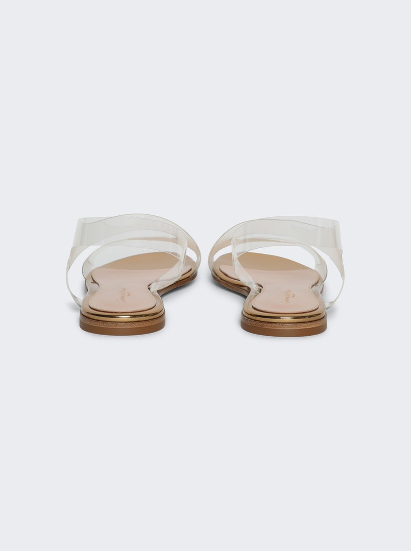 Metropolis leather flat sandals 4