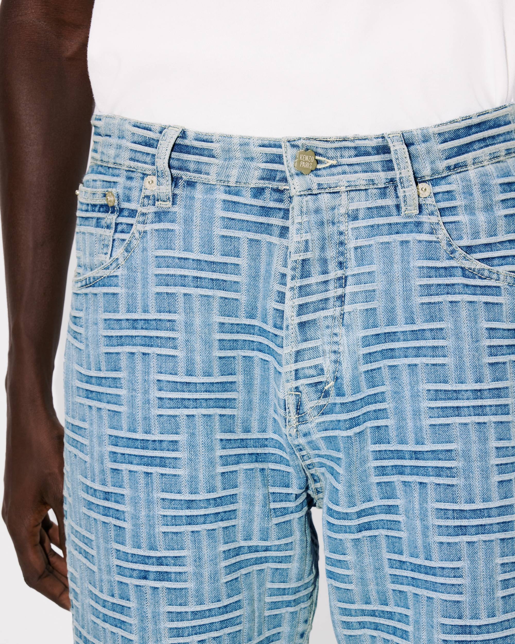 'KENZO Weave' BOTAN loose jeans in japanese denim - 6