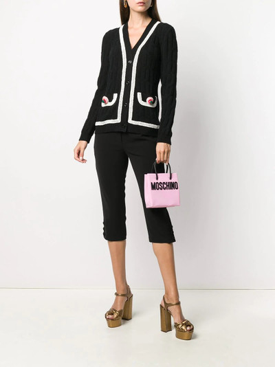 Moschino below-the-knee cropped trousers outlook