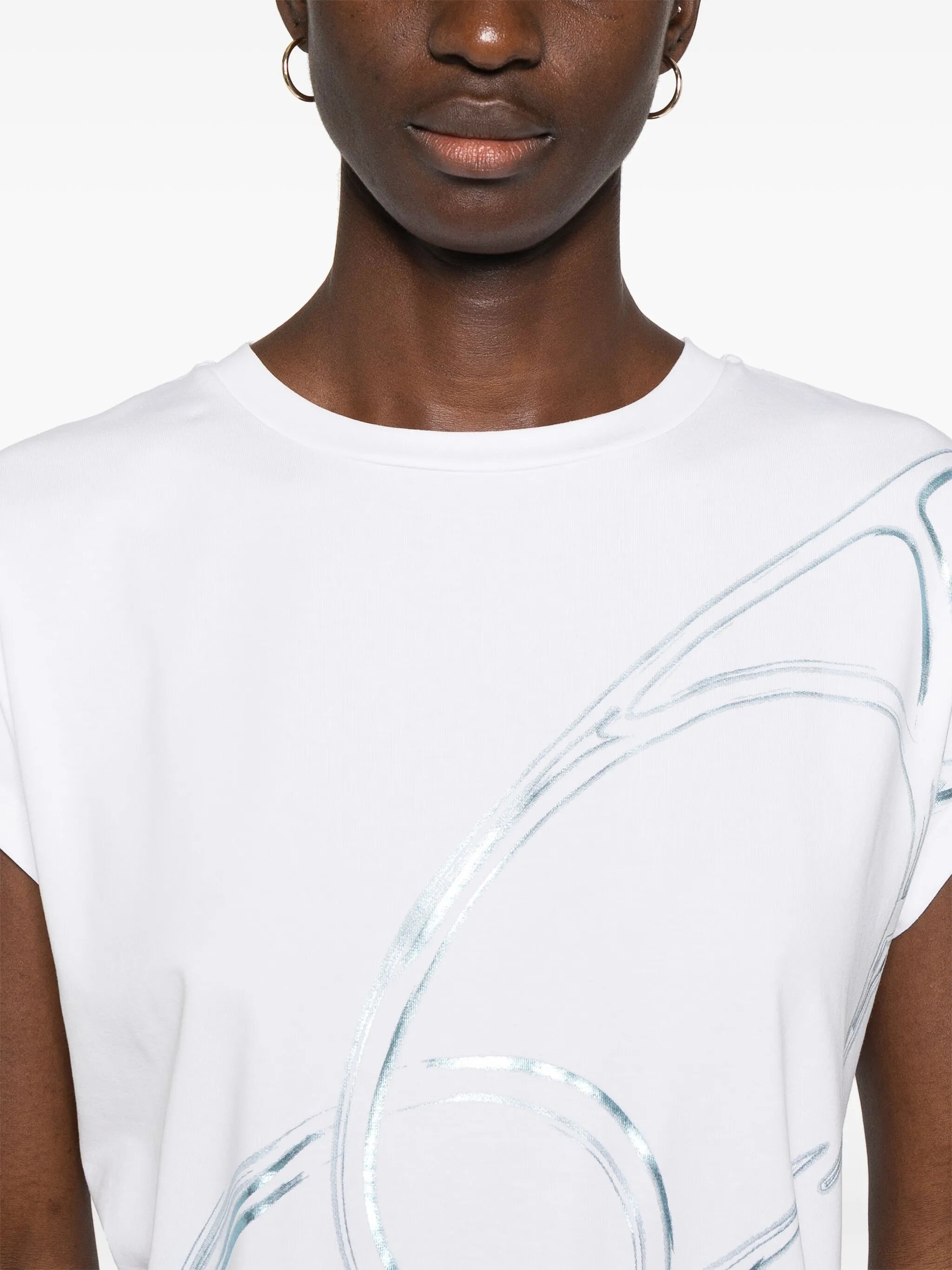 Carabiner-print T-shirt - 4