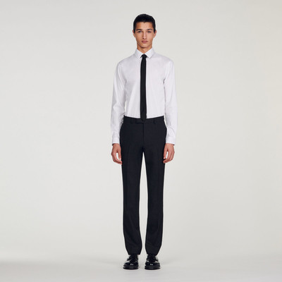 Sandro WOOL SUIT TROUSERS outlook