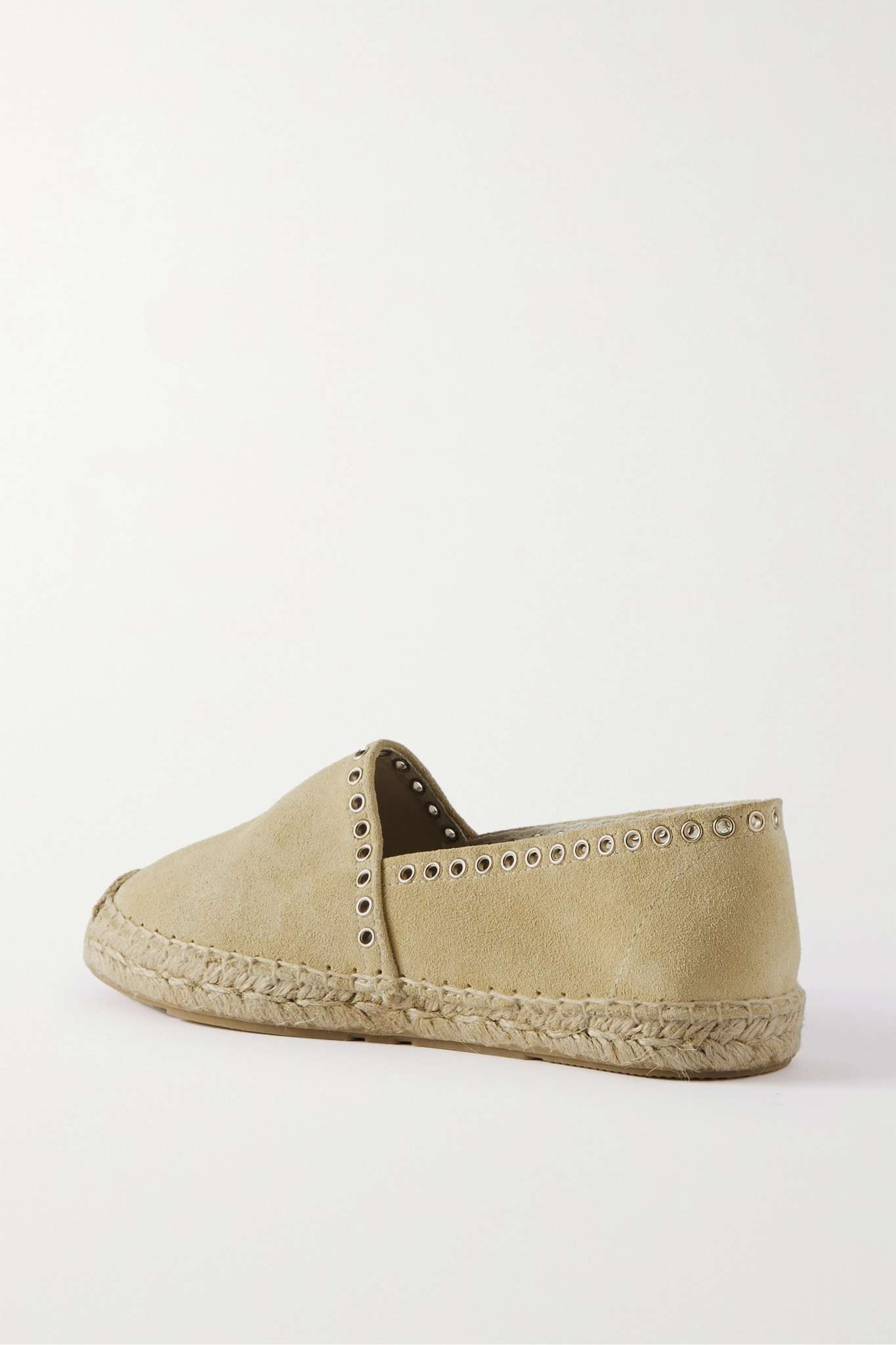 Canae eyelet-embellished suede espadrilles - 3