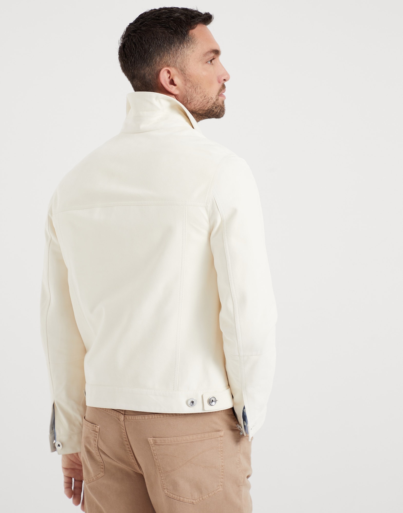 Suede four-pocket jacket - 2