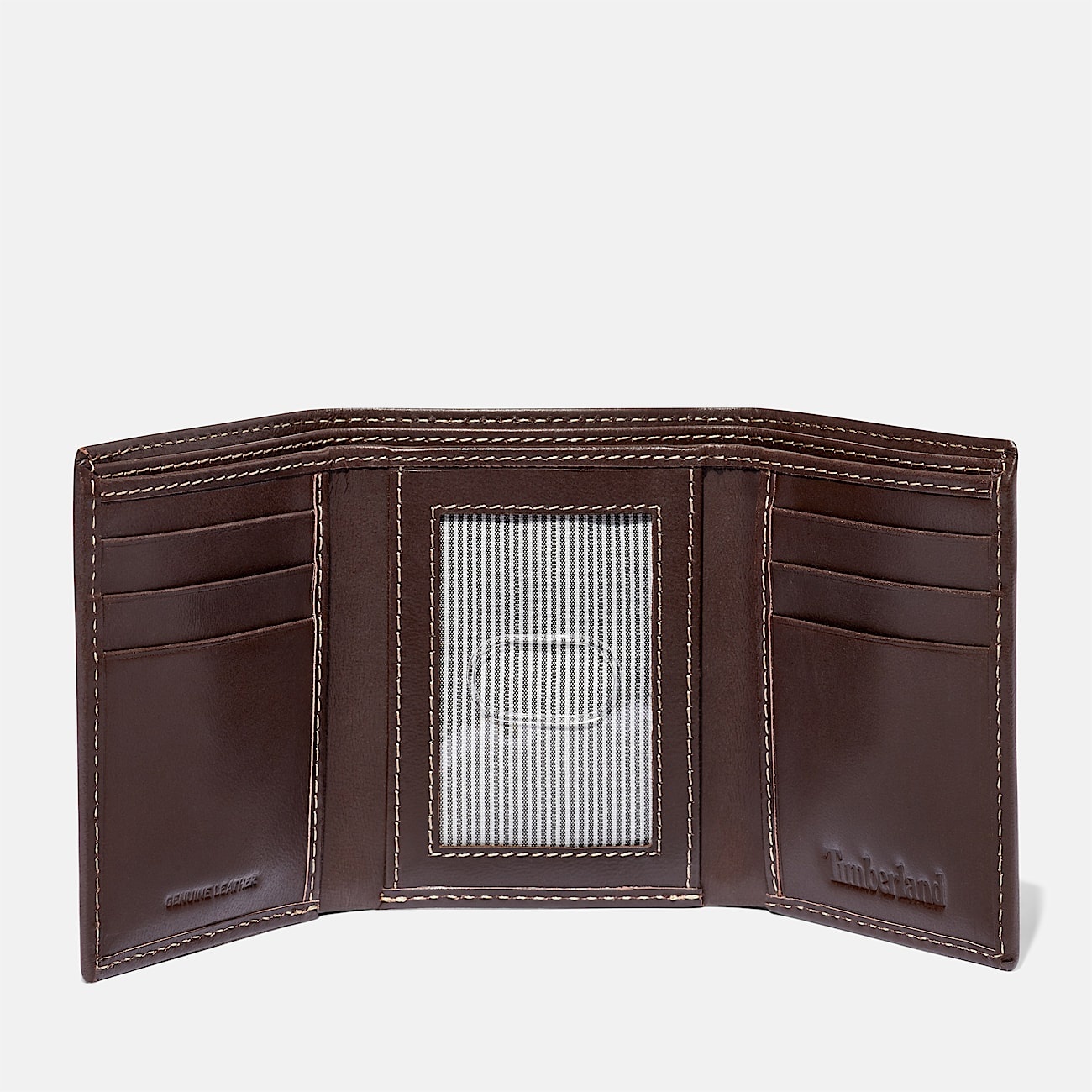 Men's Smooth Leather Trifold Wallet - 2