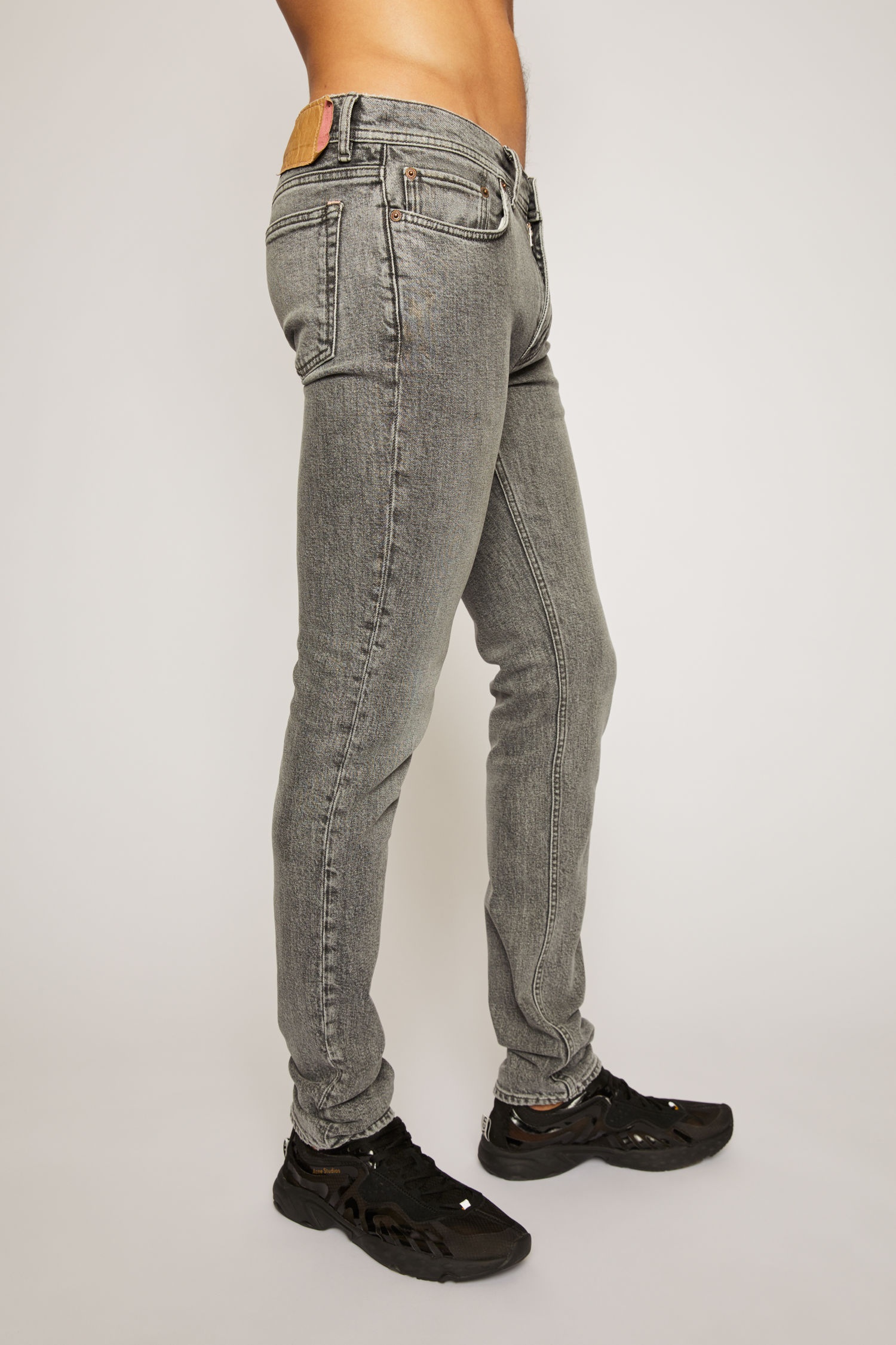 Mid-rise skinny jeans grey - 5