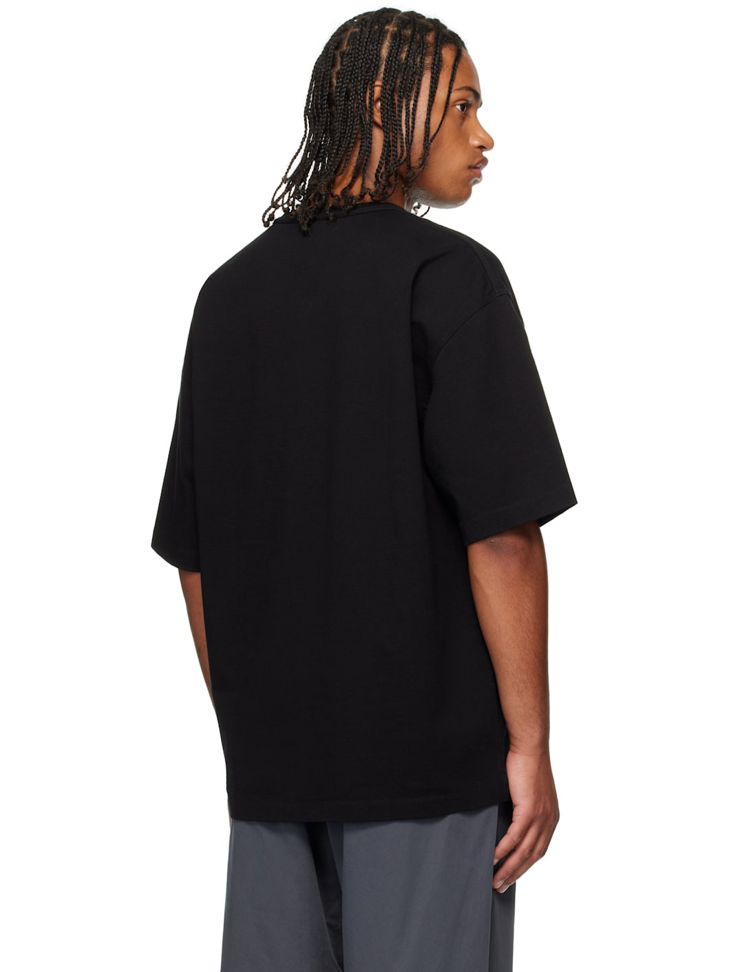 Black Boxy Short Sleeve T-shirt - 3