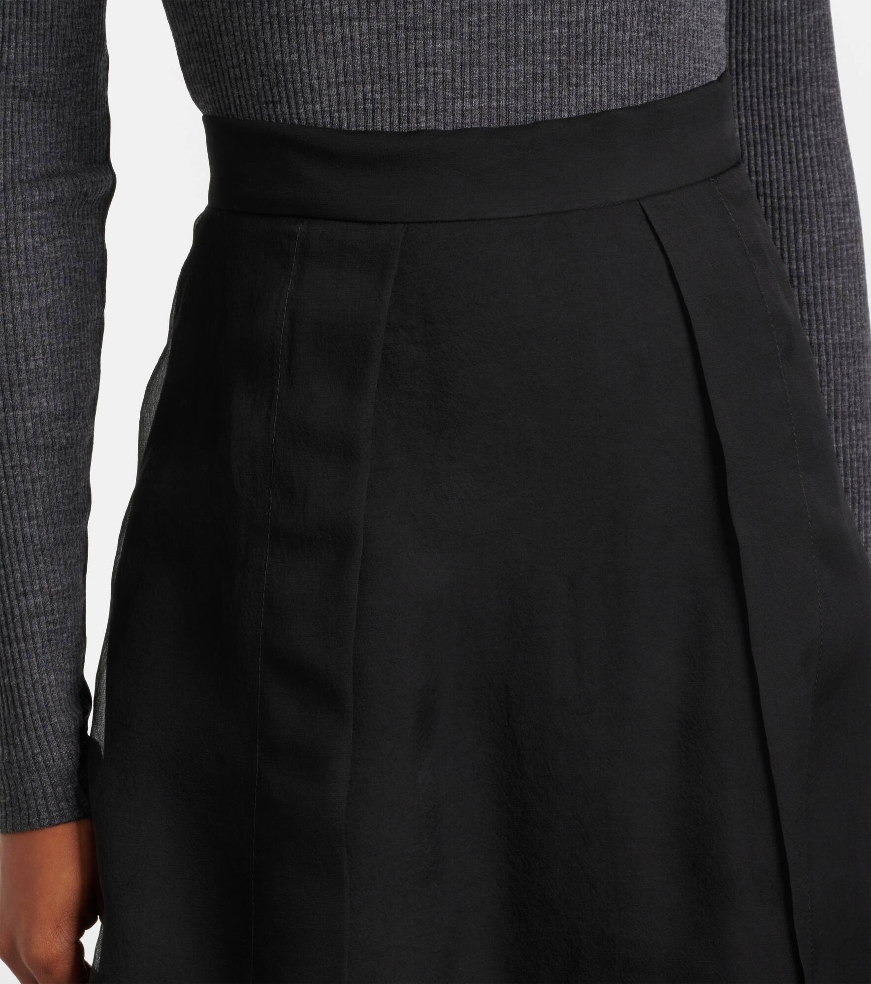 Silk midi skirt - 4