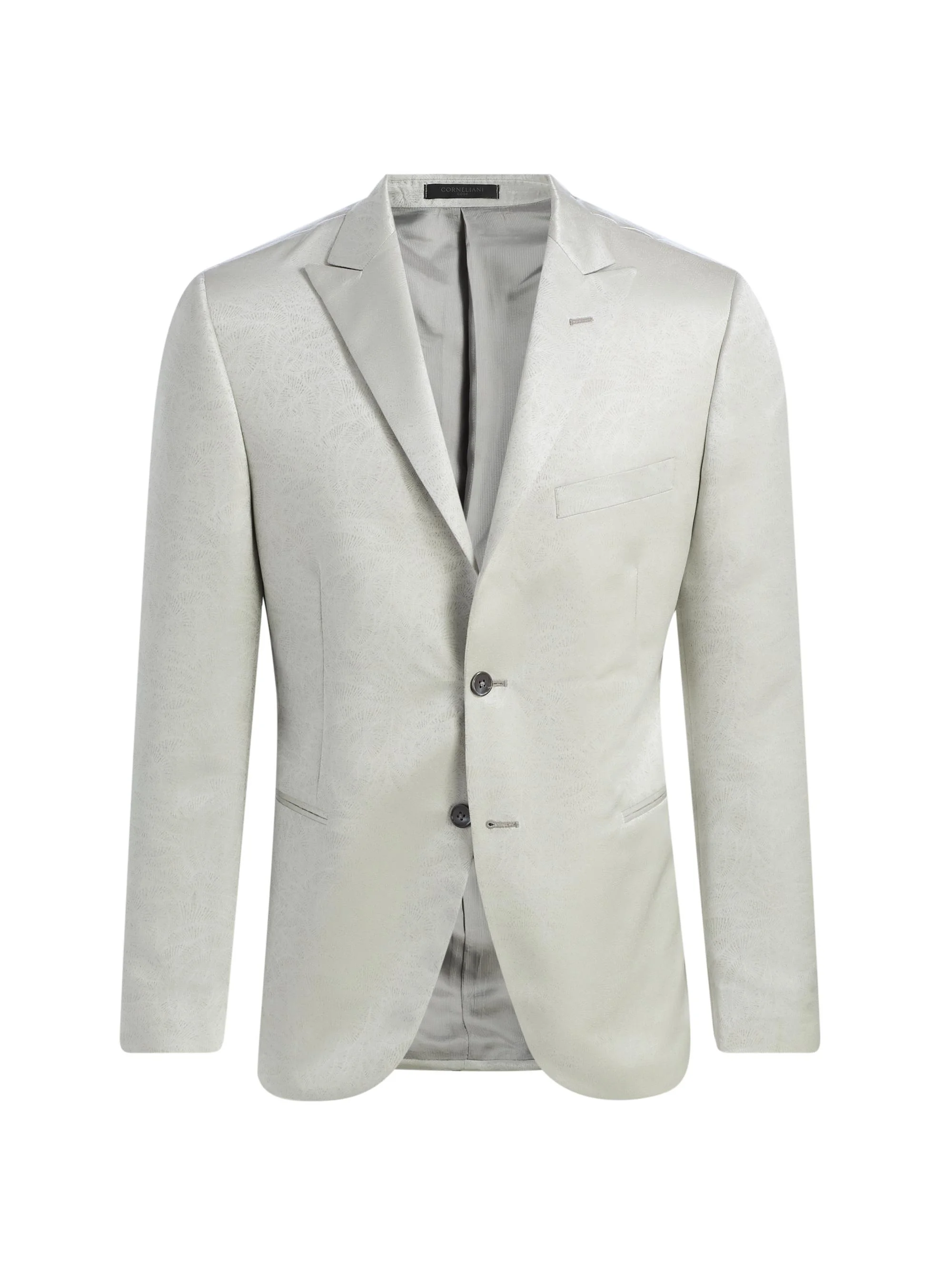 Men's Floral Jacquard Evening Jacket - Sage - 1