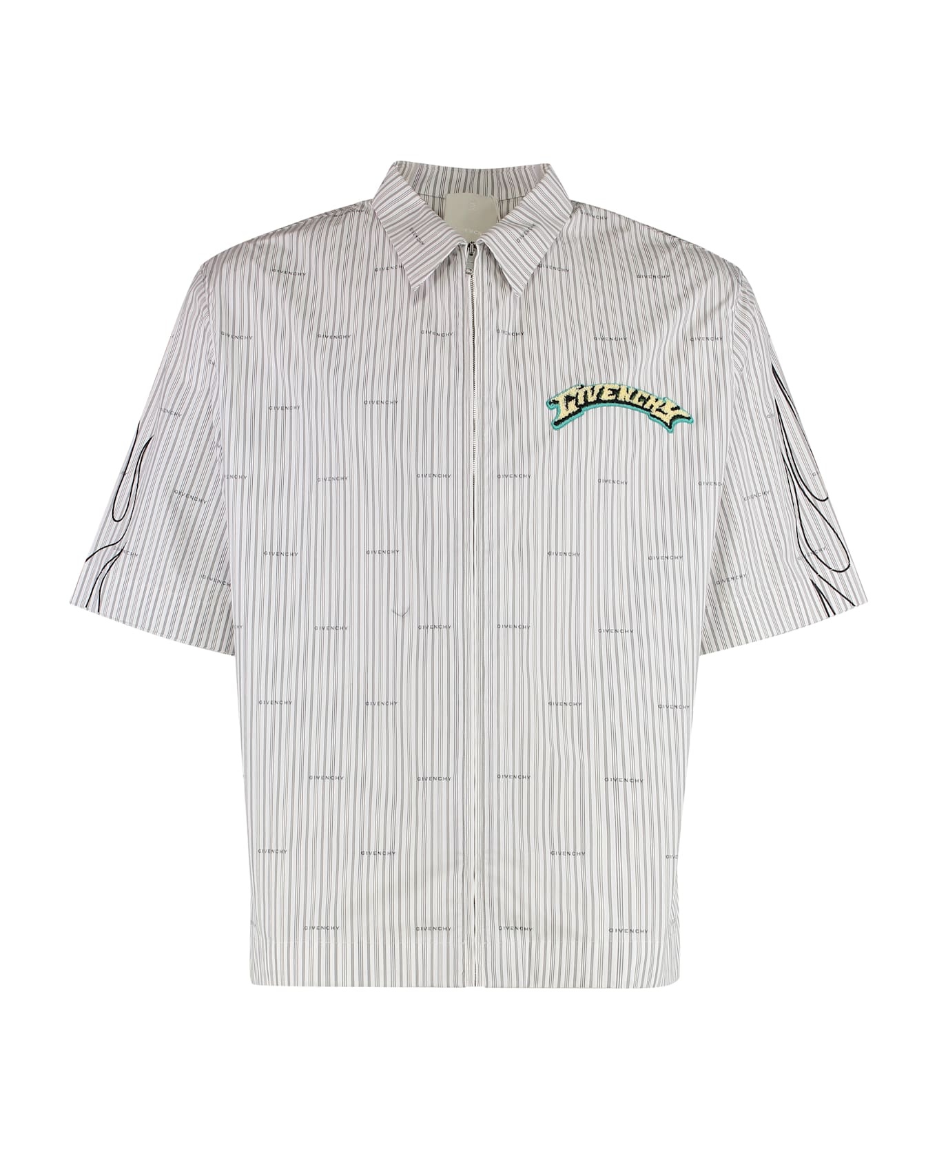 Striped Cotton Shirt - 1