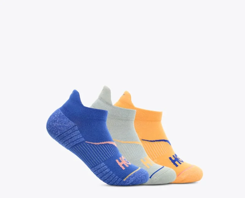 No-Show Run Sock 3-Pack in Sherbet/Limestone/Dazzling Blue - 1