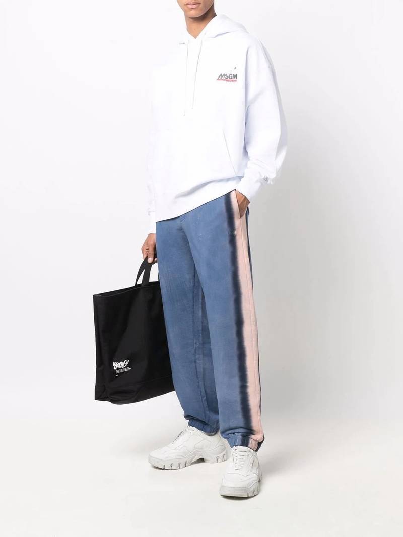 MSGM side stripe-detail trousers outlook