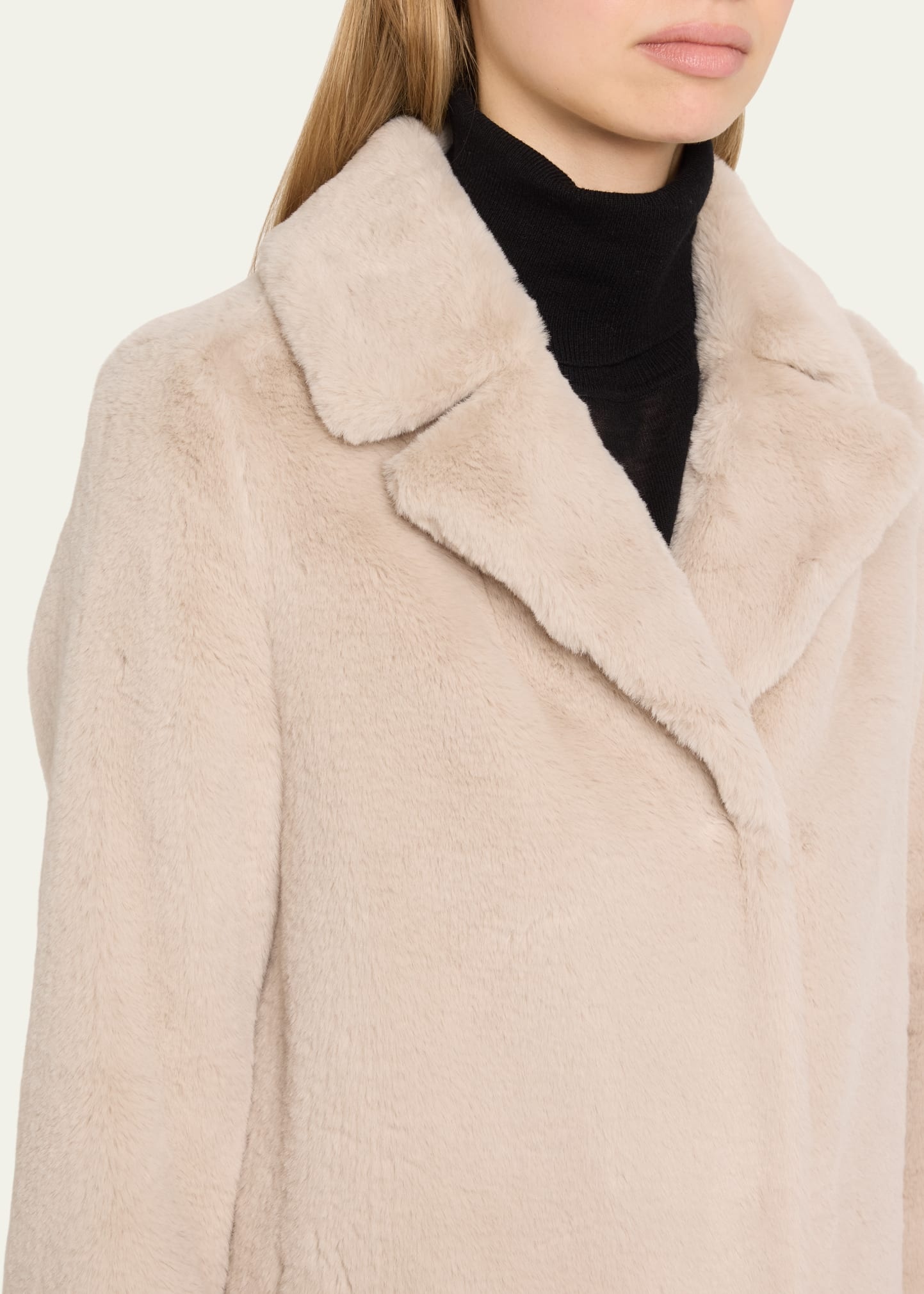 Long Faux Fur Coat - 5