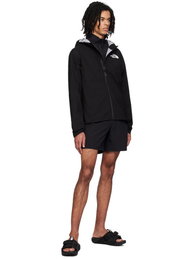 The North Face Black Rolling Sun Packable Shorts outlook