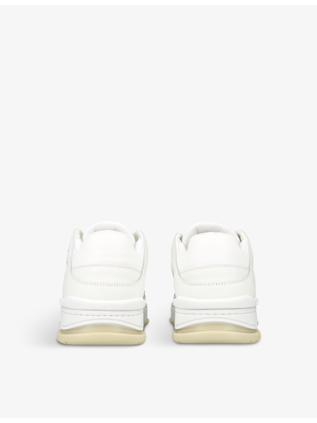 Area Low chunky-sole leather low-top trainers - 4