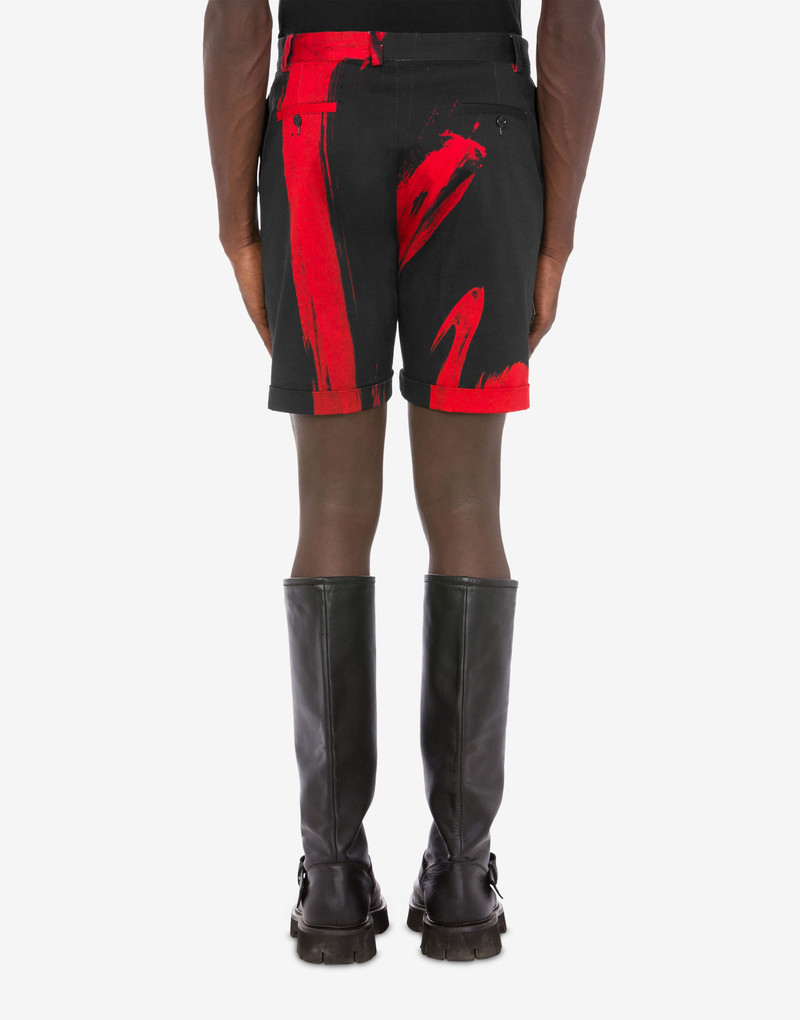 TONY VIRAMONTES ARCHIVE STRETCH GABARDINE BERMUDA SHORTS 3