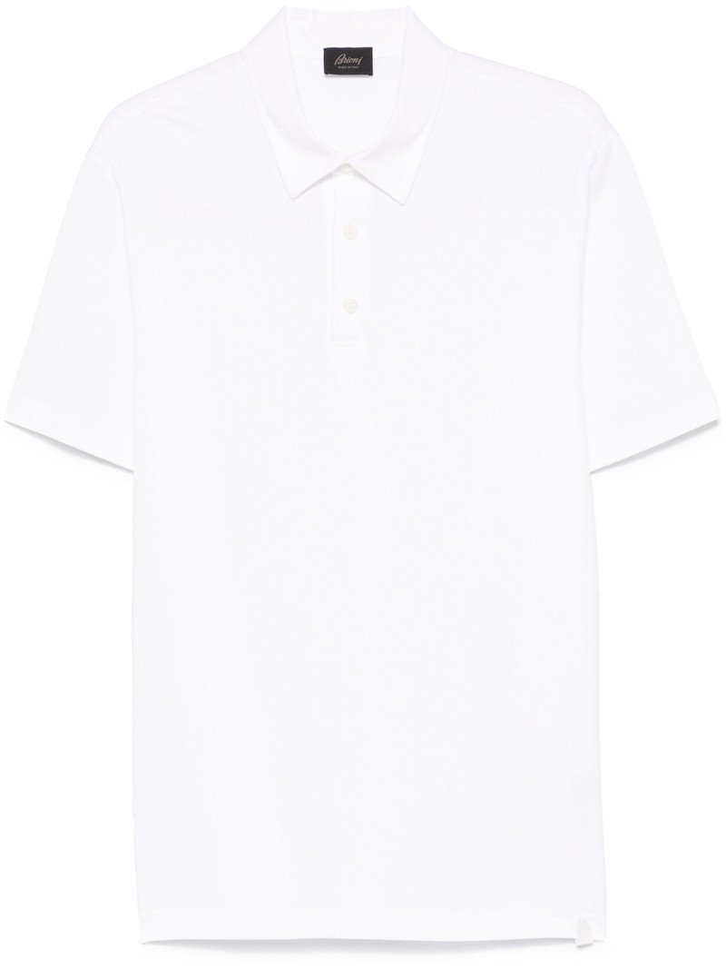 Piqué Cotton Polo Shirt - 1