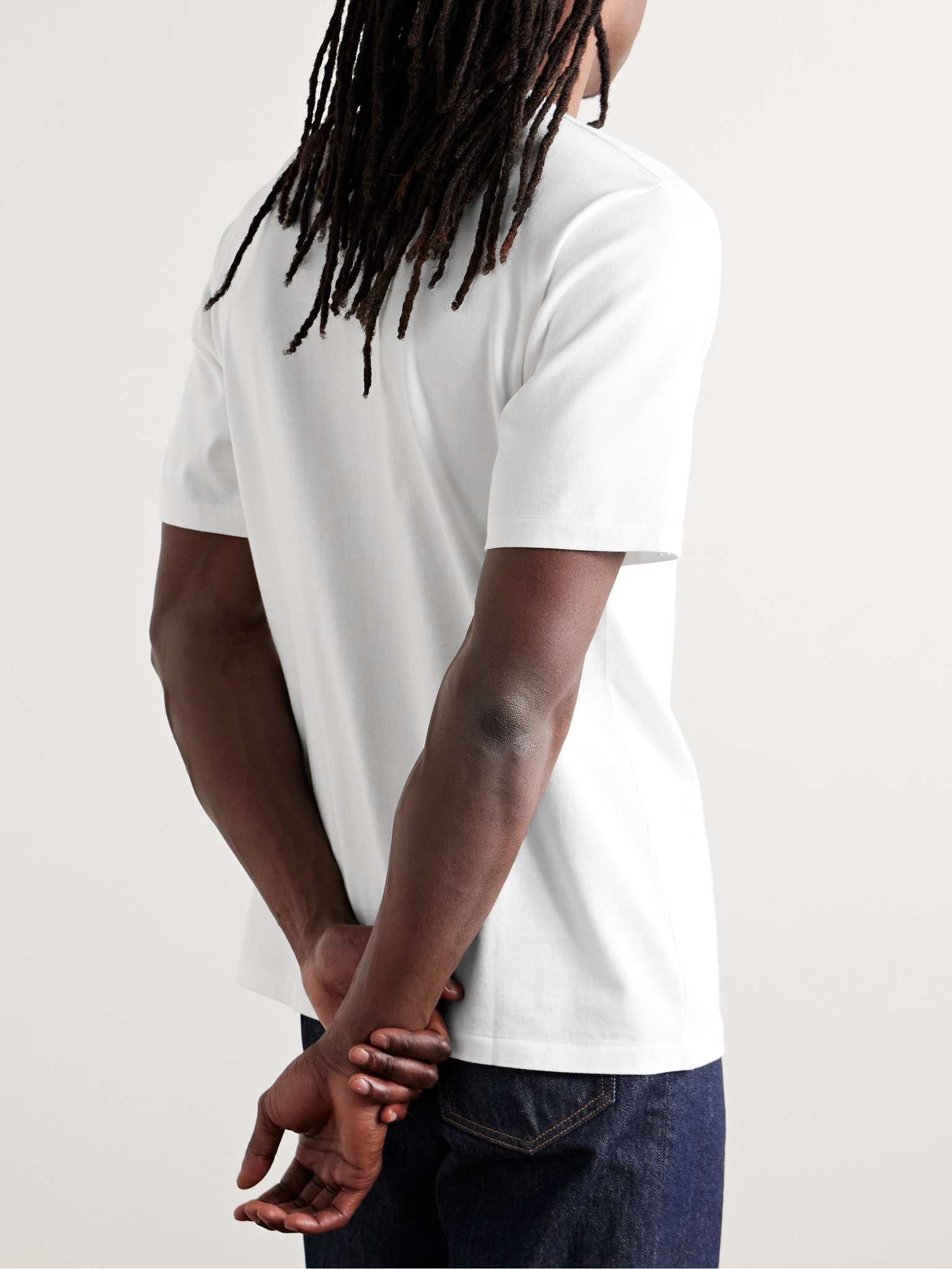 Luster Cotton-Jersey T-Shirt - 4