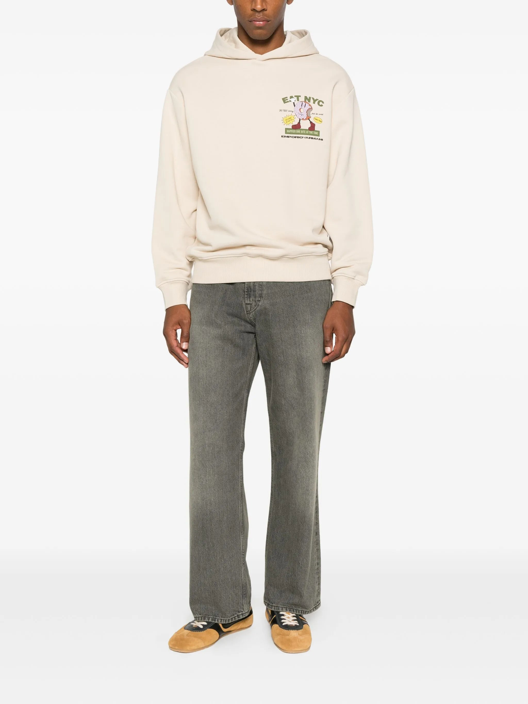 Emporio Armani Graphic-print Hoodie - 2