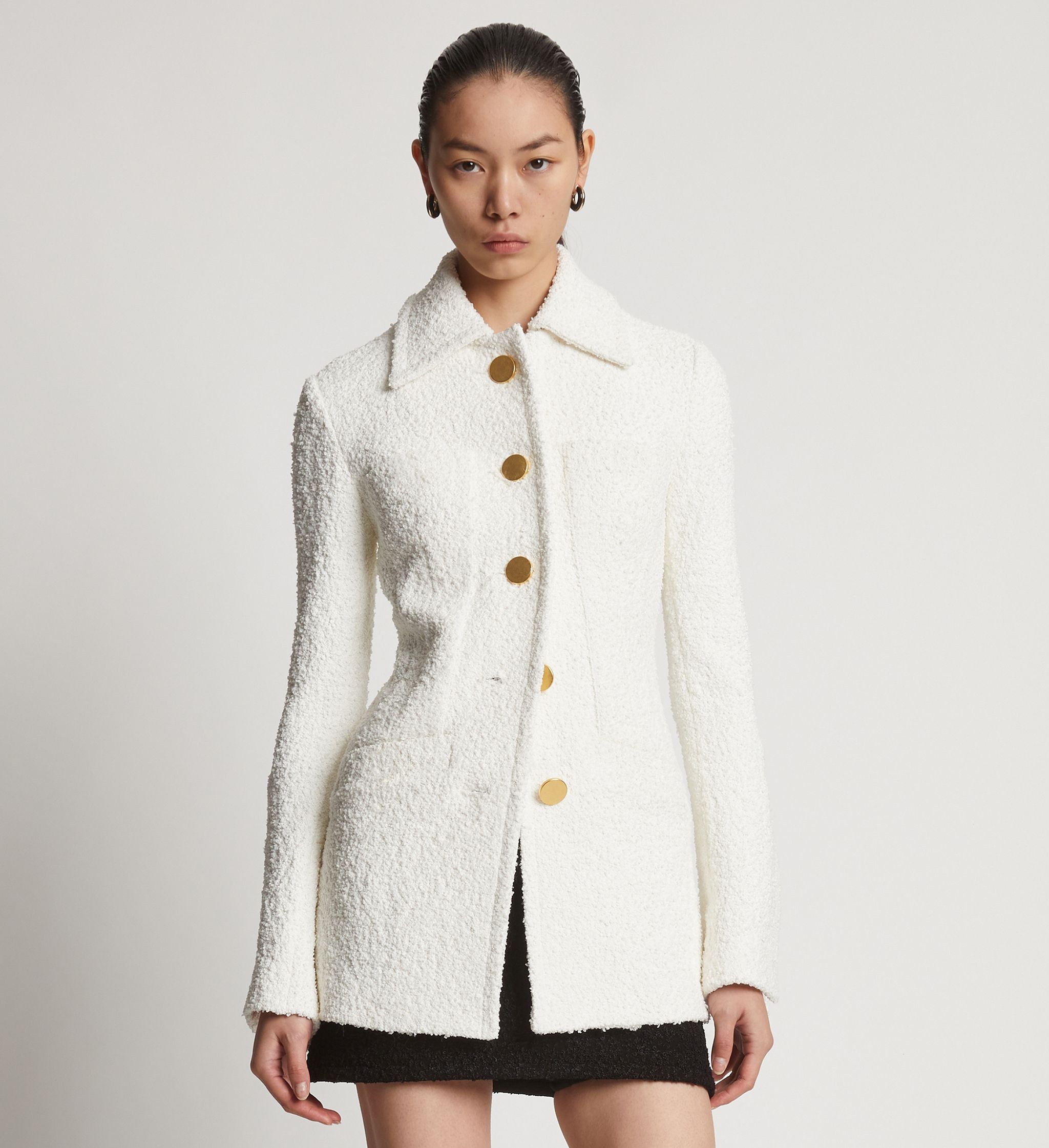 Stretch Boucle Blazer - 2
