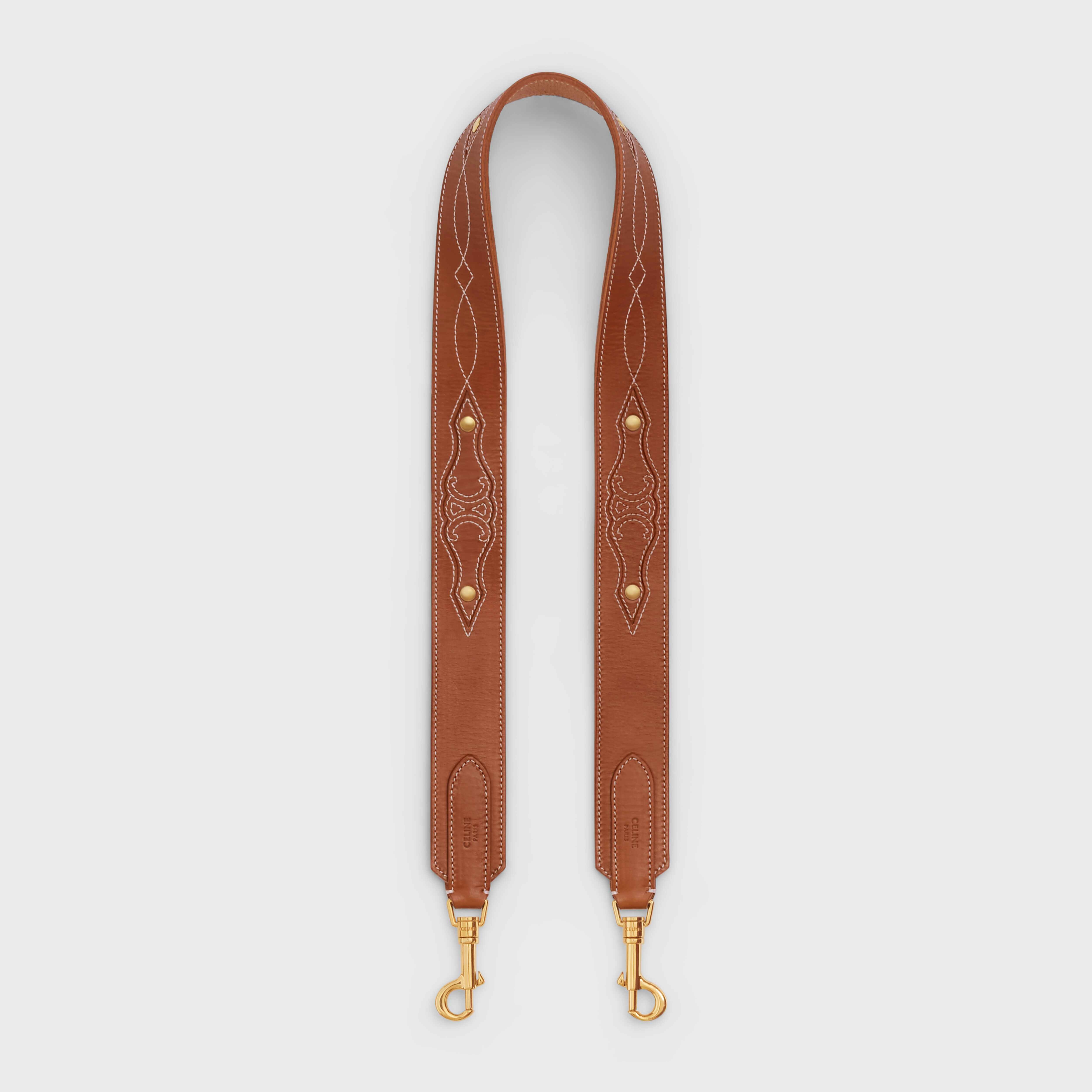 Thin Strap in EMBROIDERED CALFSKIN - 1
