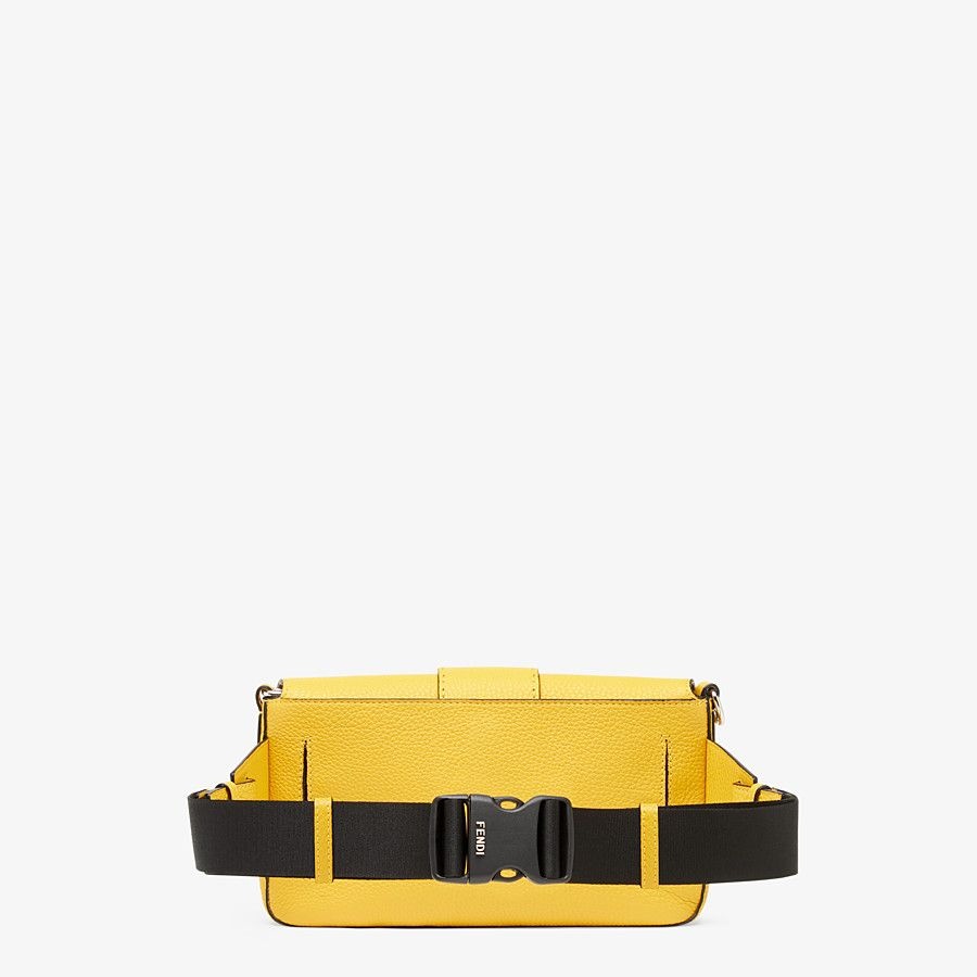 Yellow leather bag - 3