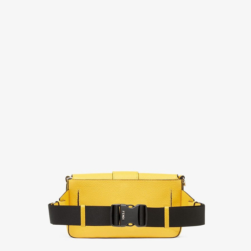 Yellow leather bag 3