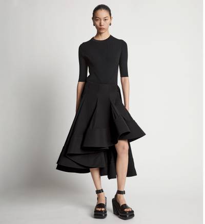 Proenza Schouler Technical Cotton Layered Skirt outlook