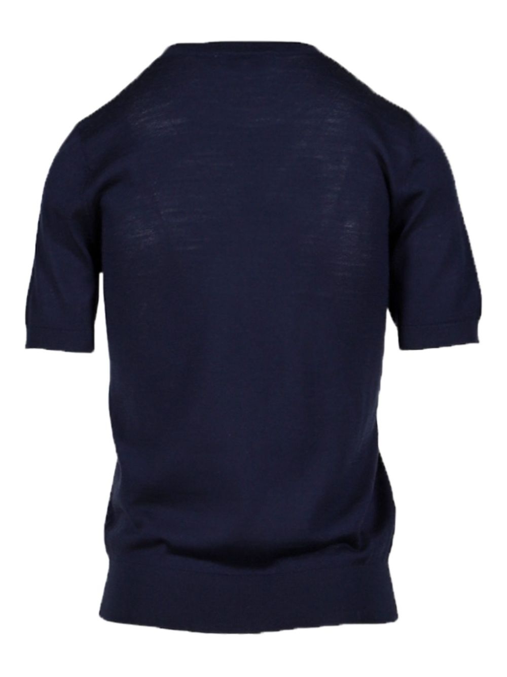 short-sleeve knitted top - 2