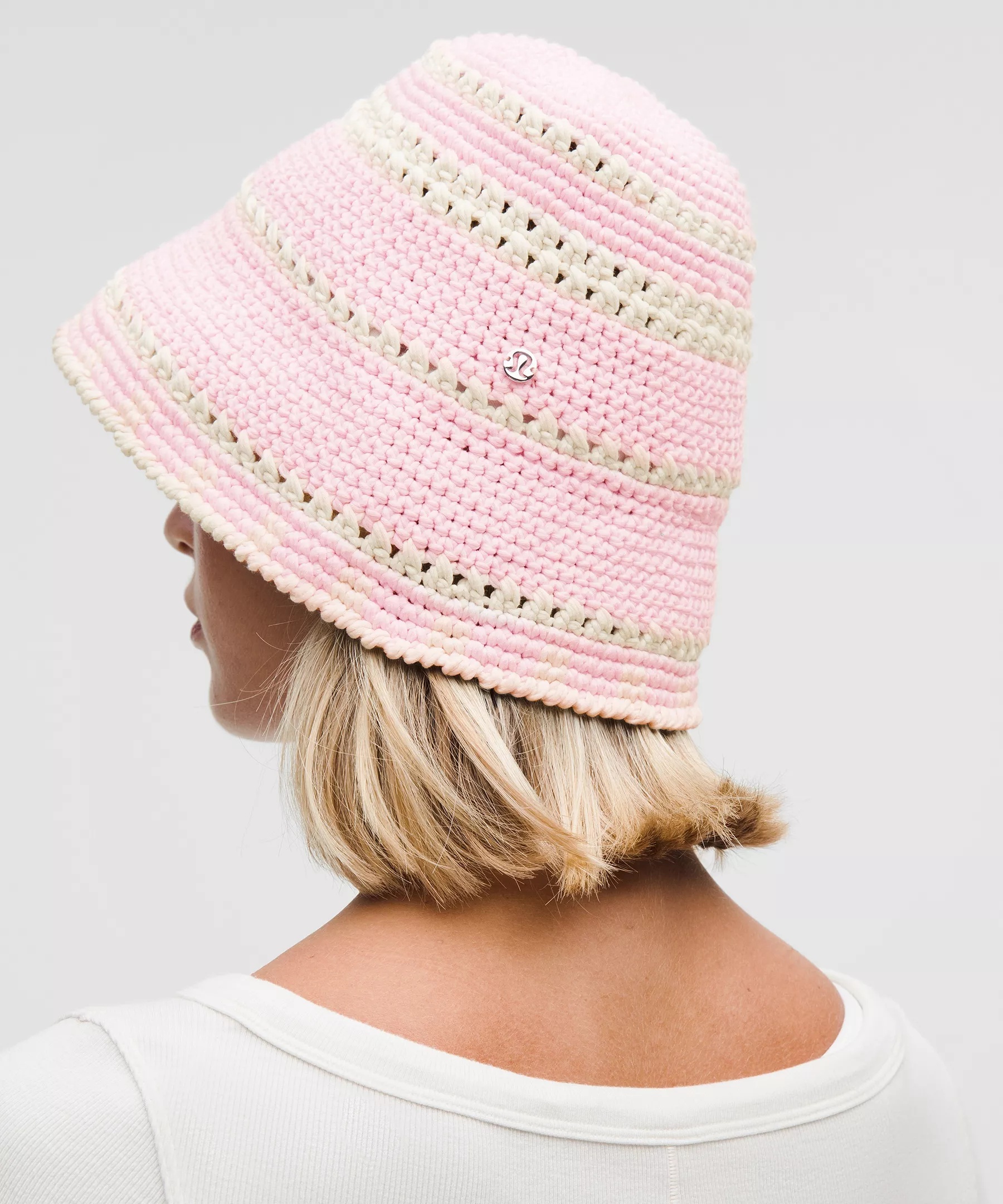 Cotton Crochet Bucket Hat - 3