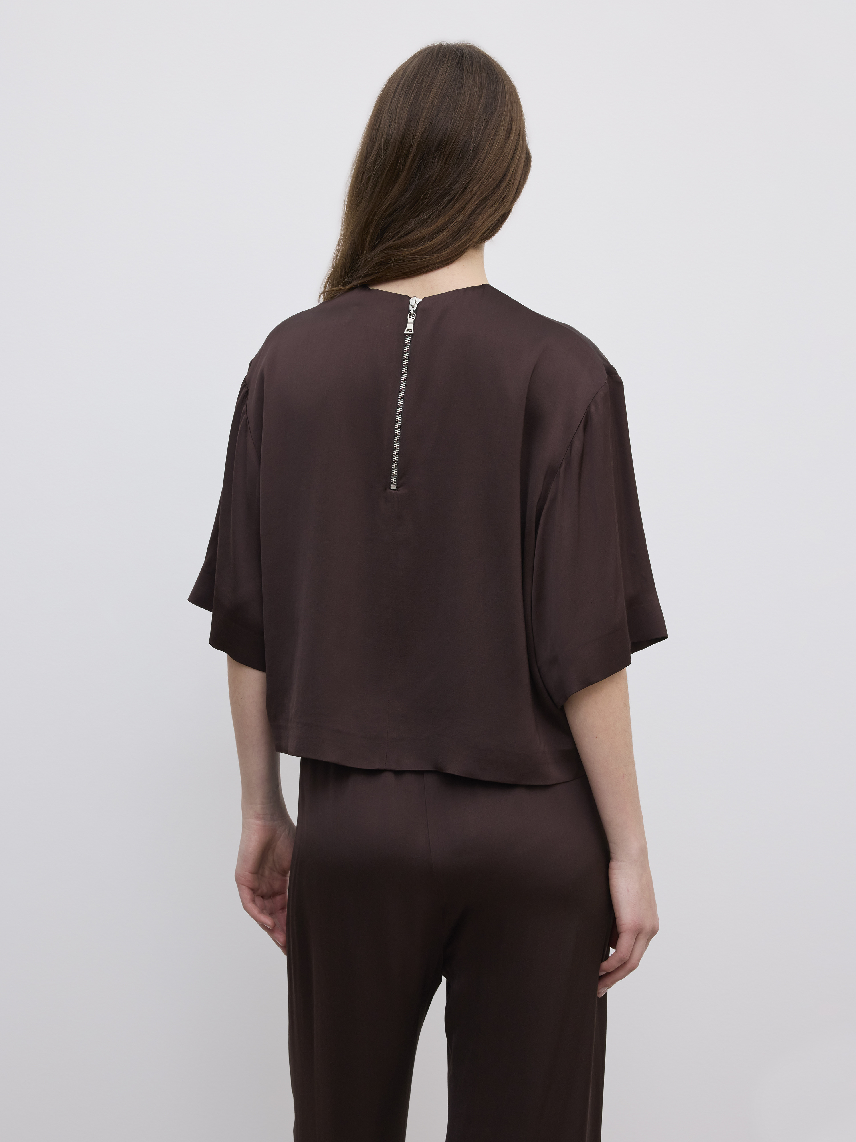 Woven Fluid T-Shirt - 4