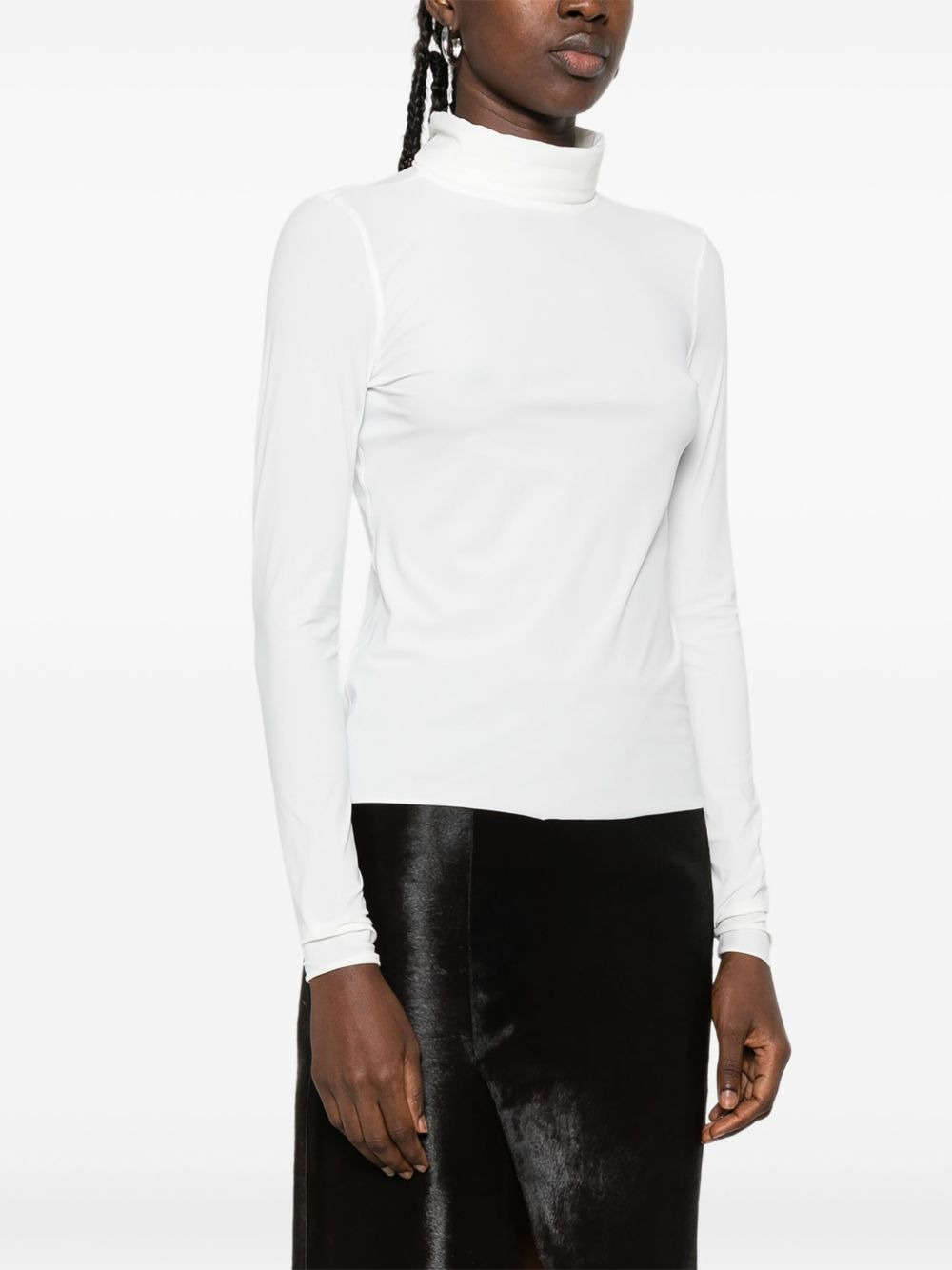 turtleneck long-sleeve top - 3