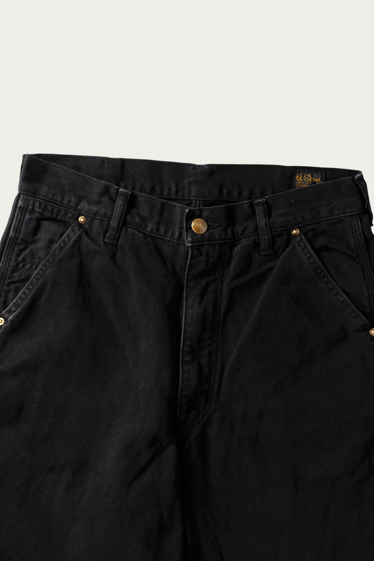 Dad's Fit Oxford Painter Pants - Black - 2