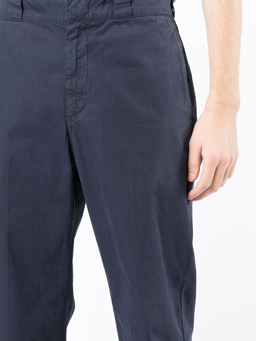 mid-rise straight-leg chinos - 5