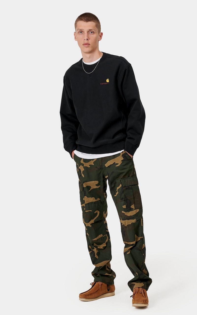 AMERICAN SCRIPT SWEATSHIRT BLACK - 4