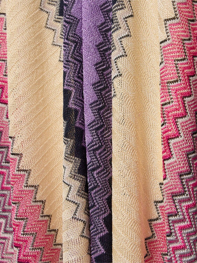Missoni Fringed viscose knit cape outlook