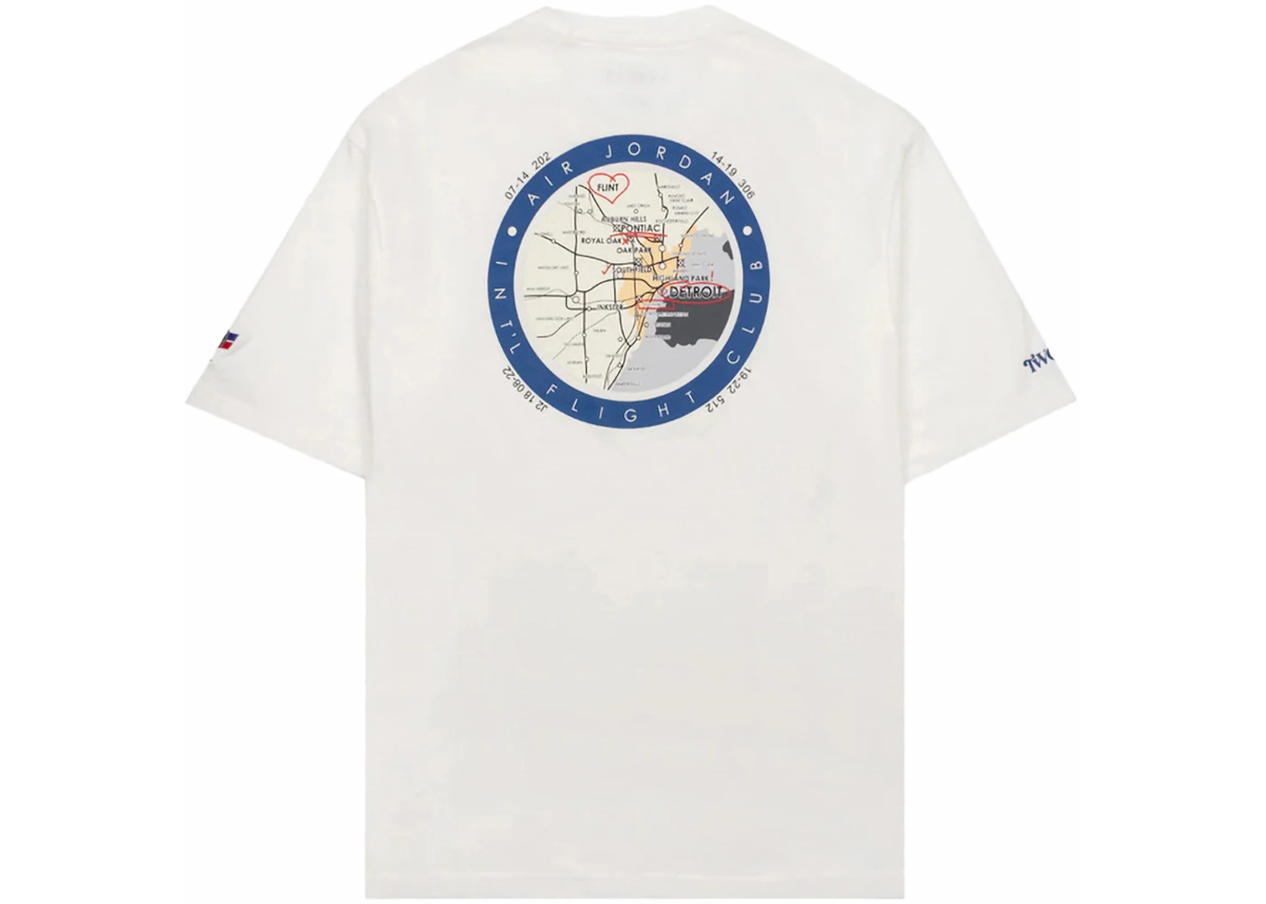 Nike Air Jordan x Two 18 Detroit 218 Tee Sail - 2