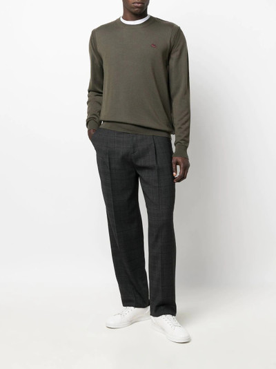 Etro embroidered logo jumper outlook