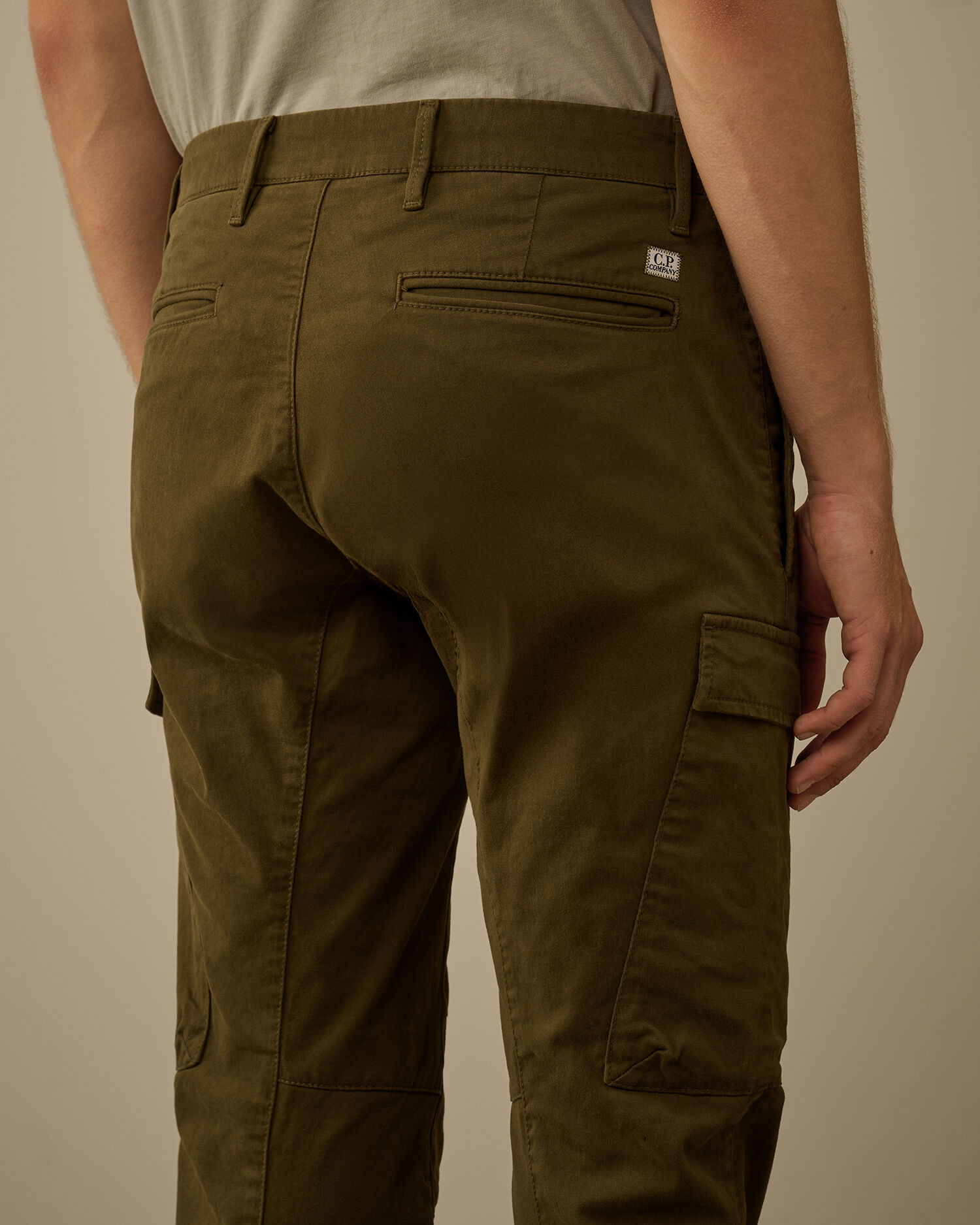 Stretch Sateen Ergonomic Cargo Pants - 6
