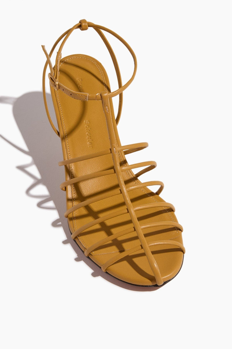 Tee Cage Sandals in Ochre 4