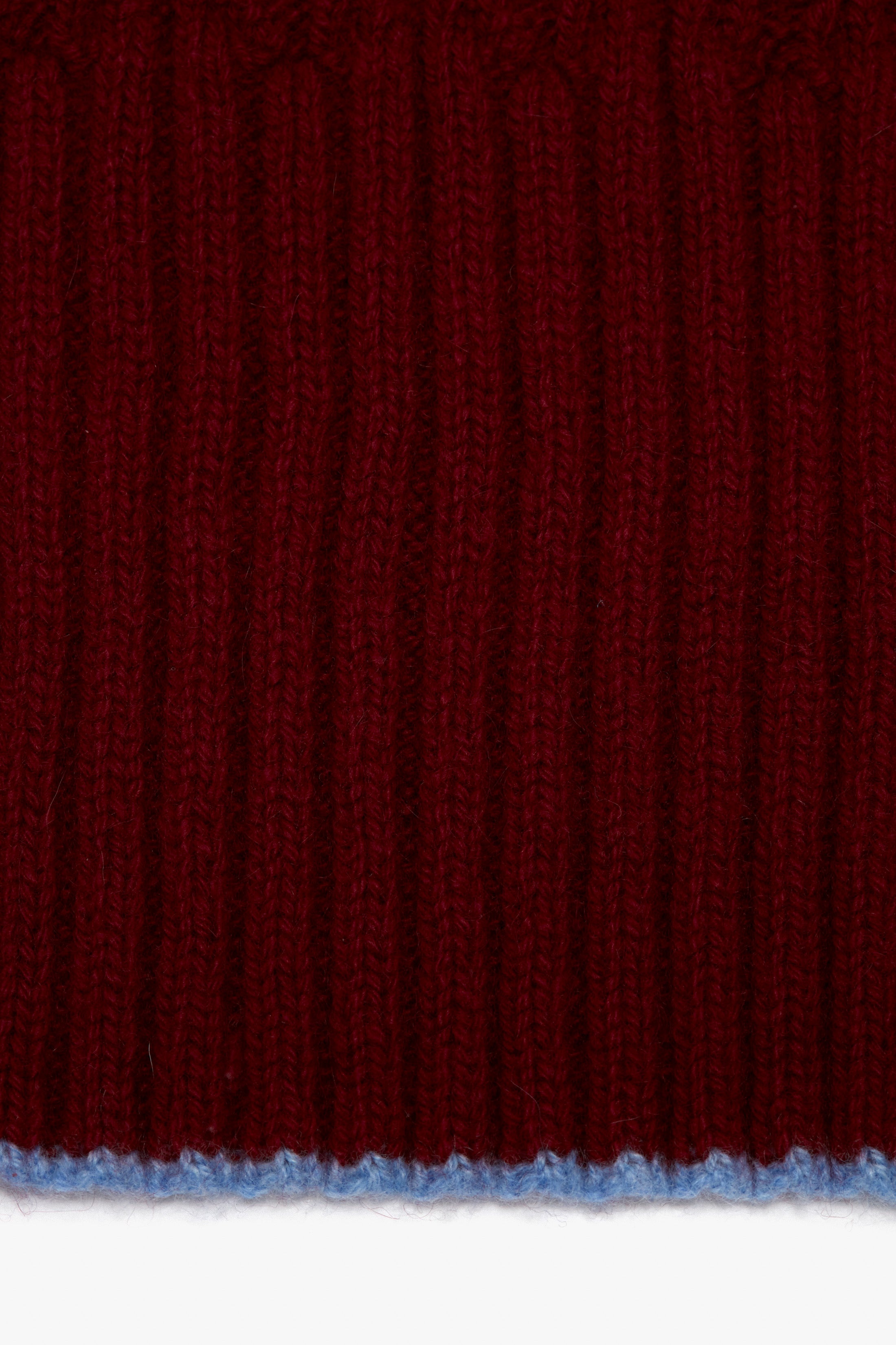 Exclusive Logo Patch Scarf In Burgundy - 3