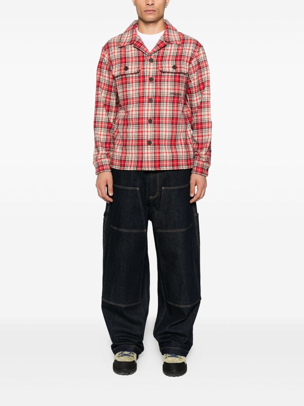 Wool checked shirt - 2