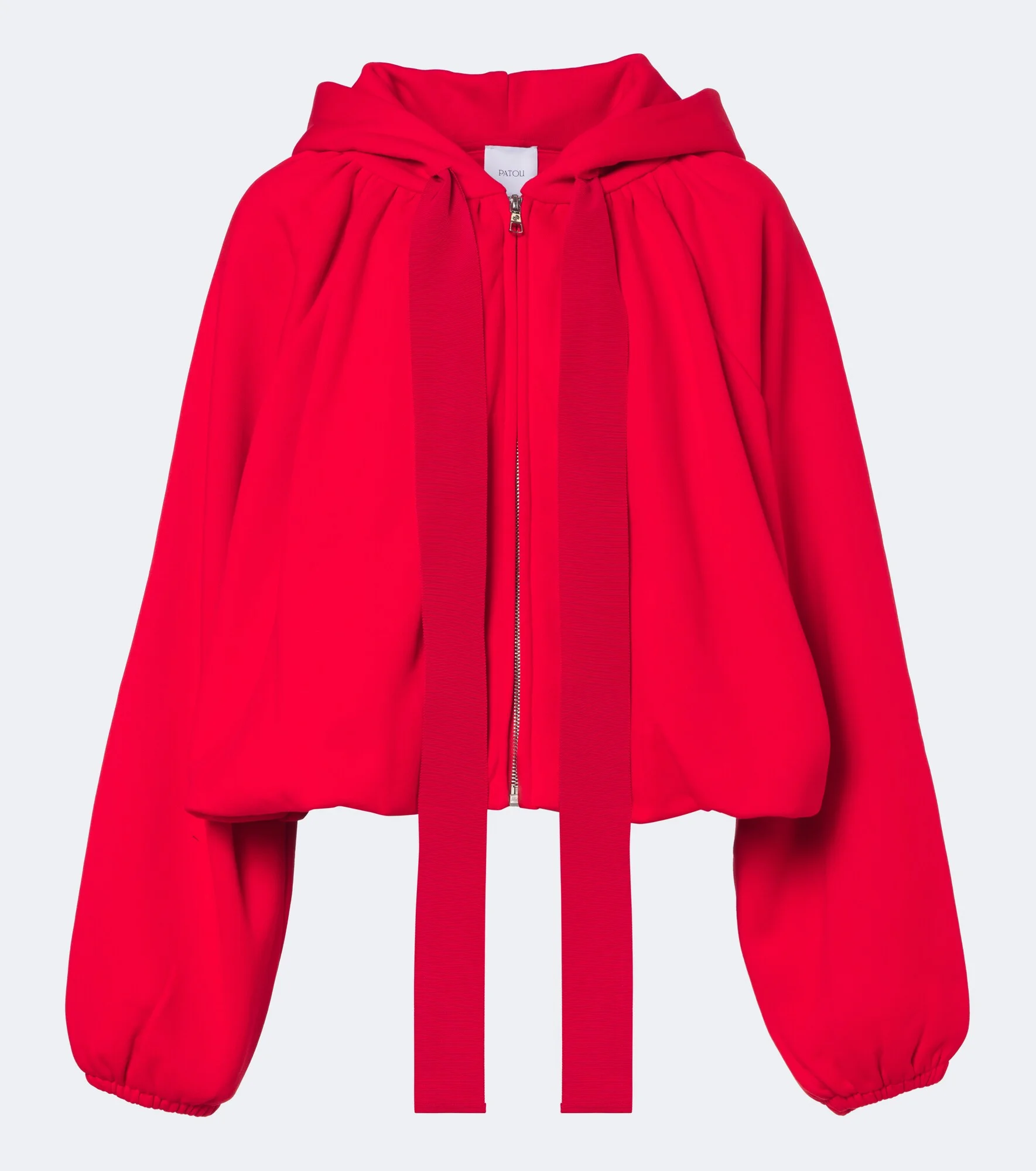 Cotton zip-up hoodie - 1