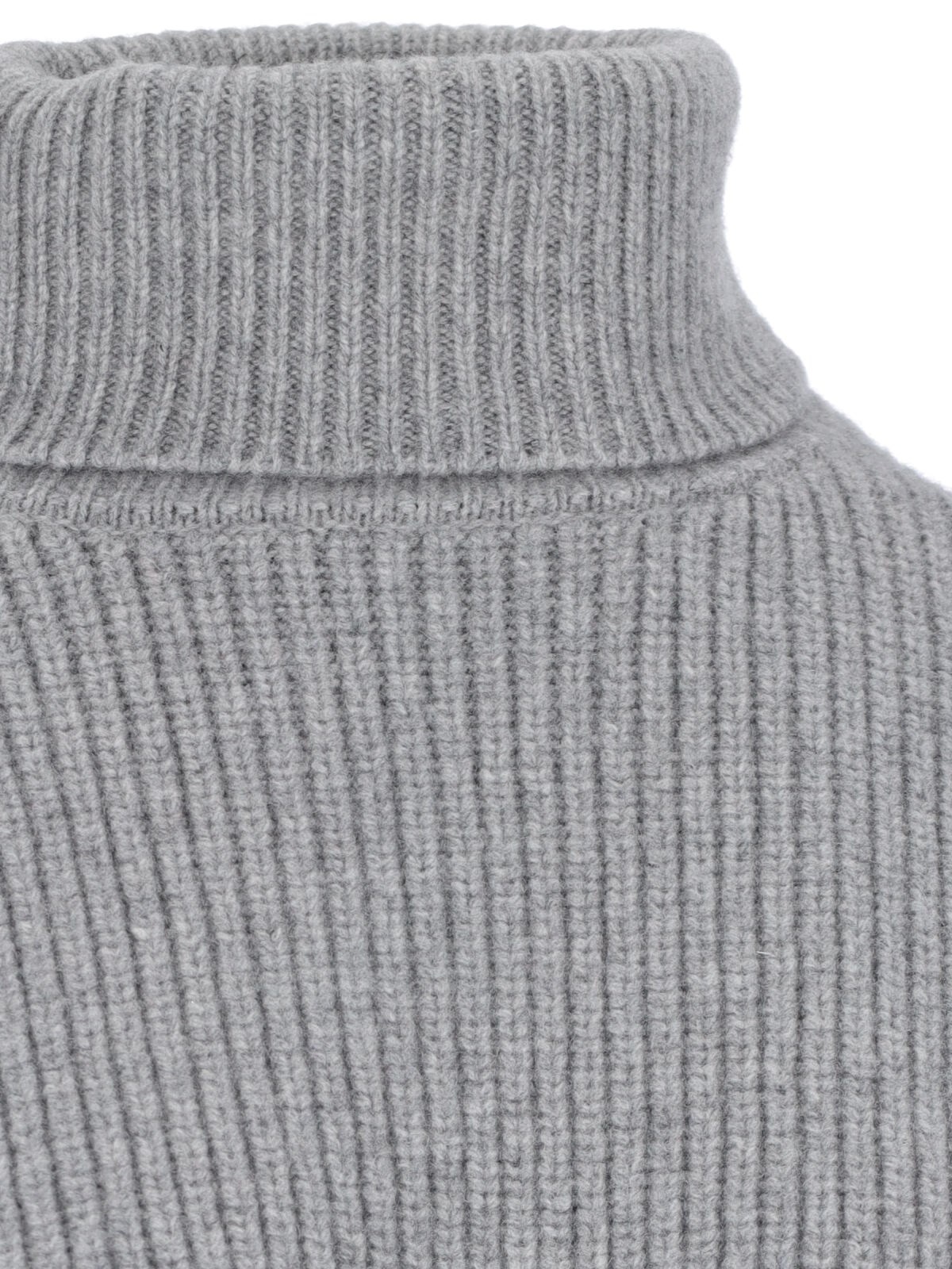 VIRGIN WOOL AND CASHMERE CAPE - 4