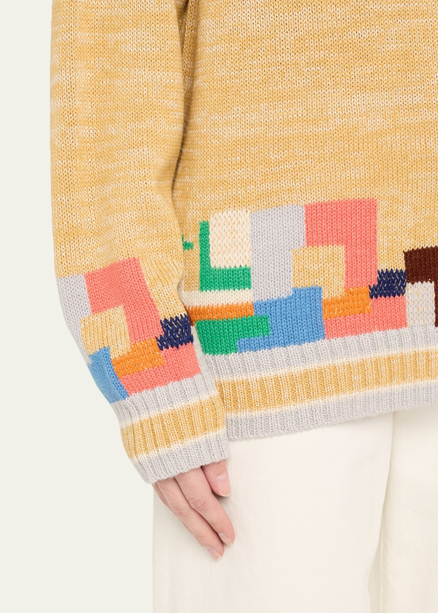 Swatch Abstract Knit Sweater - 5