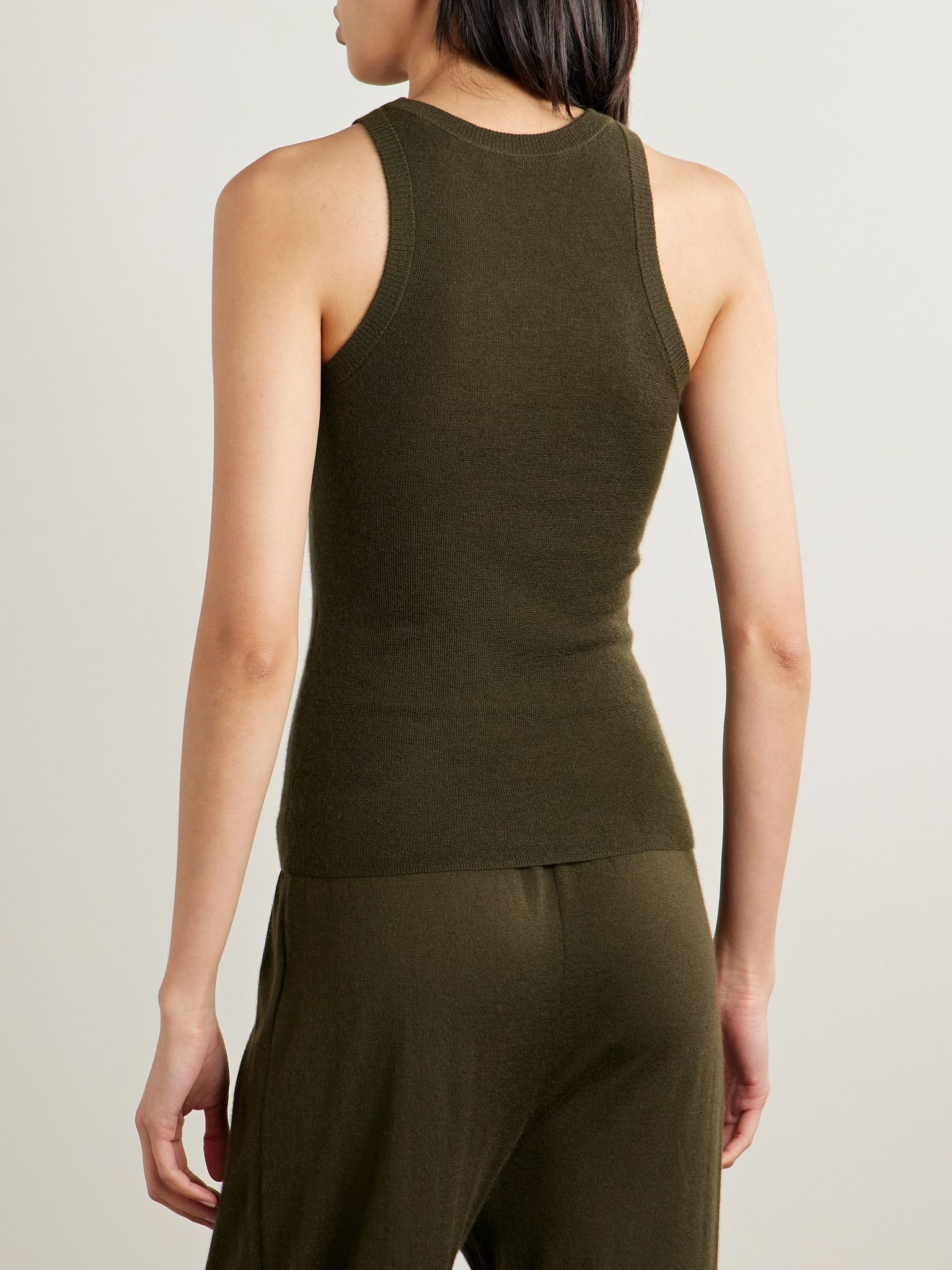 Cashmere tank Army green - 3