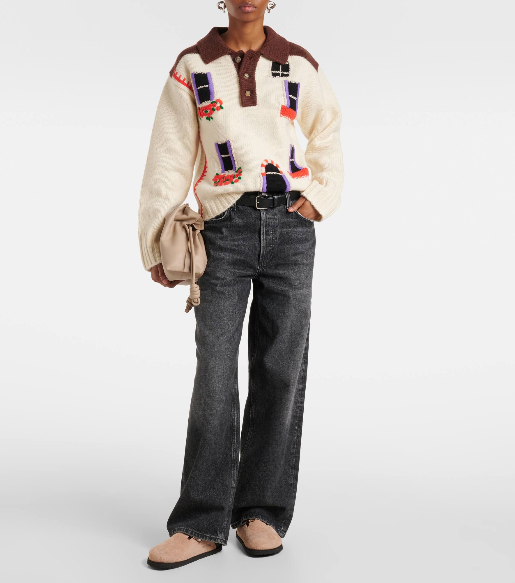 Tokio snake-effect suede clogs - 3